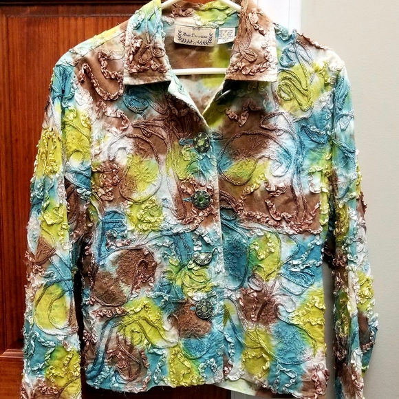 NEW DIRECTION Womens Jacket Beautiful Sz Medium - Picture 1 of 3
